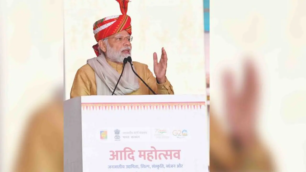Aadi Mahotsav 2023: PM Modi inaugurates tribal festival; says India's diversity, grandness standing tall today Aadi Mahotsav 2023: PM Modi inaugurates tribal festival; says India's diversity, grandness standing tall today