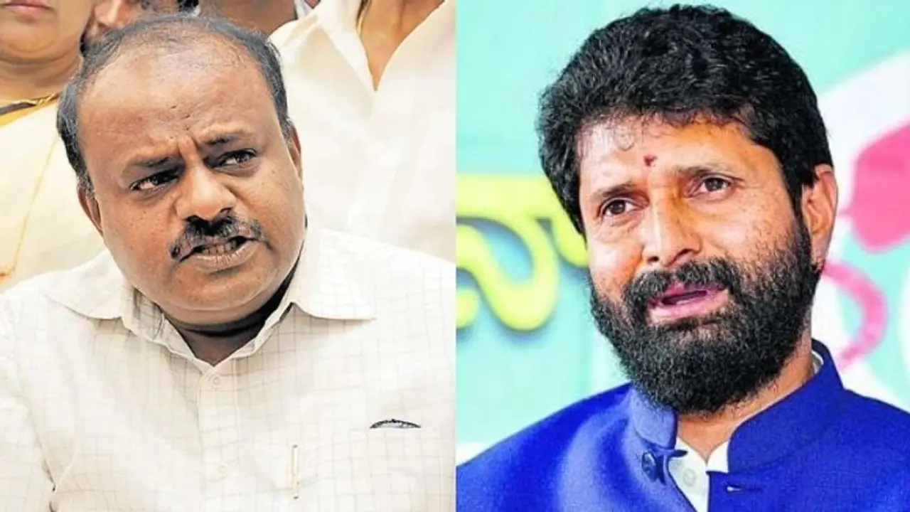 ಸಾಲ ತೀರಿಸಲು ಆಗಲ್ಲವೆಂದು ಬಂದು ಗೋಲ್ಡನ್ ಹ್ಯಾಂಡ್ ಅಂತ ಹೇಳಿದ್ಯಲ್ಲಾ: ಕುಮಾರಸ್ವಾಮಿ ಟೀಕೆ ಸಾಲ ತೀರಿಸಲು ಆಗಲ್ಲವೆಂದು ಬಂದು ಗೋಲ್ಡನ್ ಹ್ಯಾಂಡ್ ಅಂತ ಹೇಳಿದ್ಯಲ್ಲಾ: ಕುಮಾರಸ್ವಾಮಿ ಟೀಕೆ