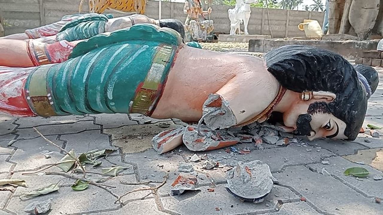 பெரம்பலூரில் சாமி சிலைகள் உடைப்பு; காவல் துறை விசாரணை
