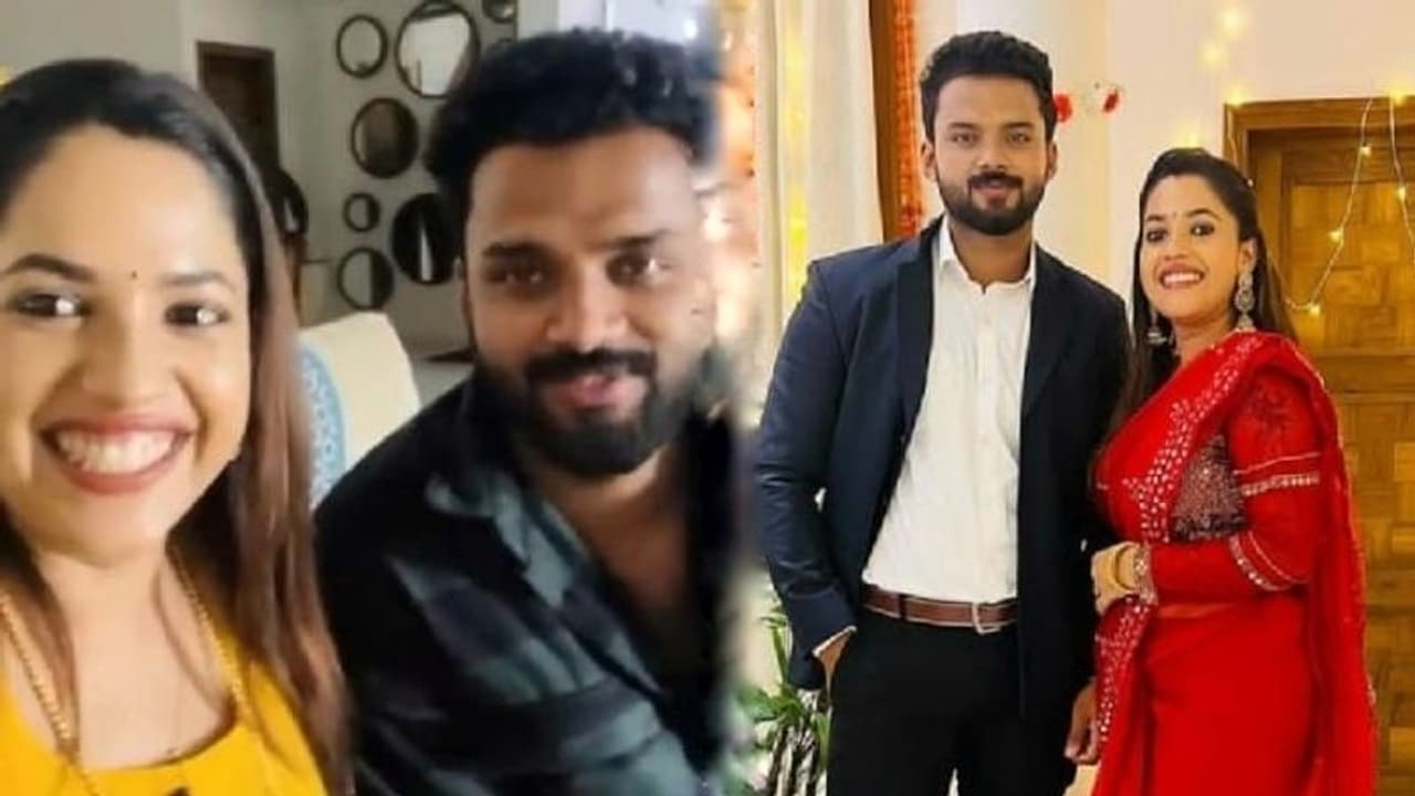 'എന്റെ ഭർത്താവും വീട്ടുകാരും', ഗോസിപ്പുകൾക്ക് മറുപടിയുമായി അമൃത നായർ