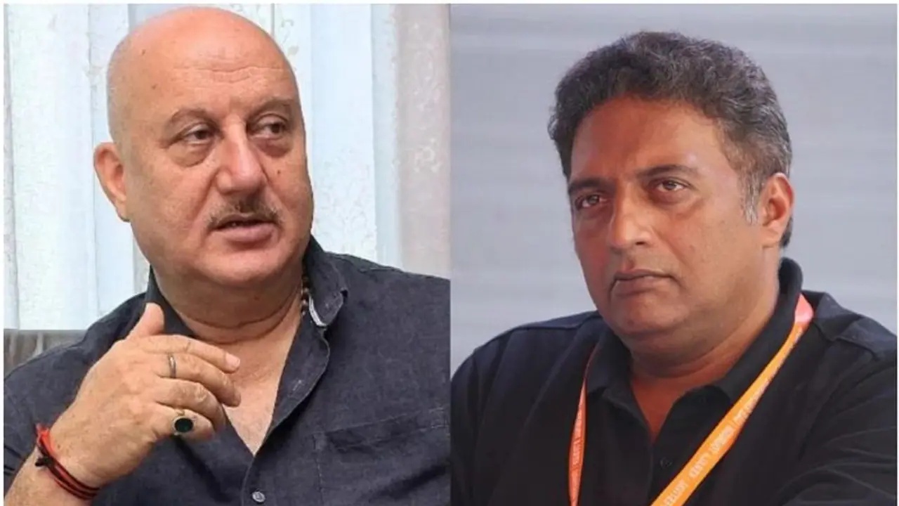 'ಕಾಶ್ಮೀರ್ ಫೈಲ್ಸ್ ನಾನ್‌ಸೆನ್ಸ್' ಎಂದ ಪ್ರಕಾಶ್‌ ರಾಜ್ ವಿರುದ್ಧ ನಟ ಅನುಪಮ್ ಖೇರ್ ವಾಗ್ದಾಳಿ 