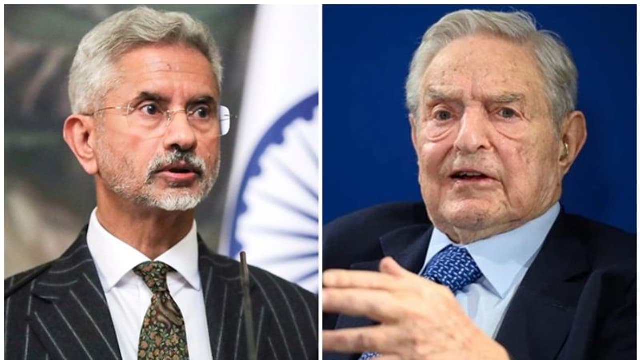 'പഴഞ്ചനും ധനികനുമായ നിർബന്ധബുദ്ധി'; ജോർജ്ജ് സോറോസിനെ പരിഹസിച്ച് വിദേശകാര്യ മന്ത്രി എസ് ജയശങ്കർ 'പഴഞ്ചനും ധനികനുമായ നിർബന്ധബുദ്ധി'; ജോർജ്ജ് സോറോസിനെ പരിഹസിച്ച് വിദേശകാര്യ മന്ത്രി എസ് ജയശങ്കർ