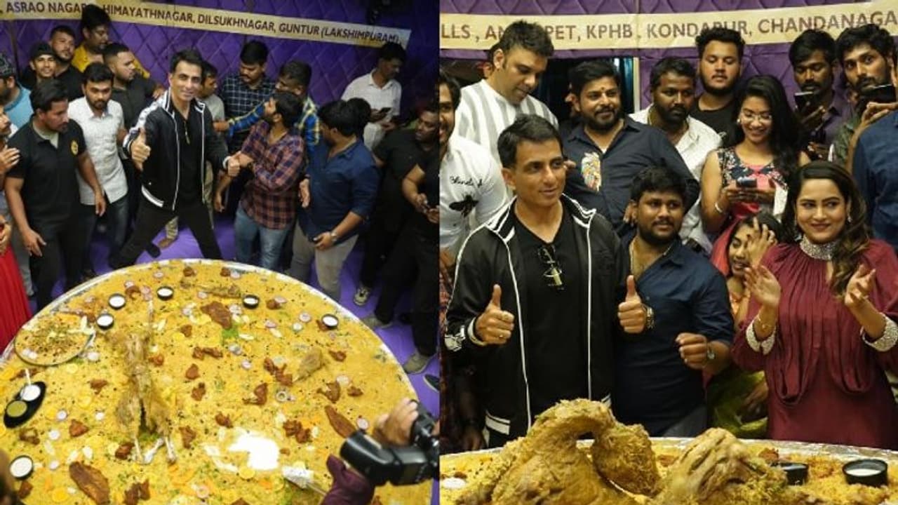 హైదరాబాద్ లో ఇండియాస్ బిగ్గెస్ట్ మండి ప్లేట్.. లాంచ్ చేసిన సోనూసూద్.. ఇంట్రెస్టింగ్ డిటేయిల్స్! హైదరాబాద్ లో ఇండియాస్ బిగ్గెస్ట్ మండి ప్లేట్.. లాంచ్ చేసిన సోనూసూద్.. ఇంట్రెస్టింగ్ డిటేయిల్స్!