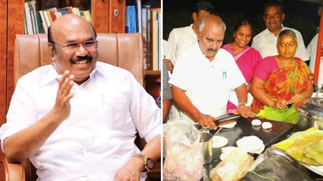 வாக்காளர்களுக்கு திமுகவினர் பத்துப்பாத்திரம் மட்டும்தான் தேய்க்கவில்லை.. முன்னாள் அமைச்சர் ஜெயக்குமார் கலாய் ! வாக்காளர்களுக்கு திமுகவினர் பத்துப்பாத்திரம் மட்டும்தான் தேய்க்கவில்லை.. முன்னாள் அமைச்சர் ஜெயக்குமார் கலாய் !