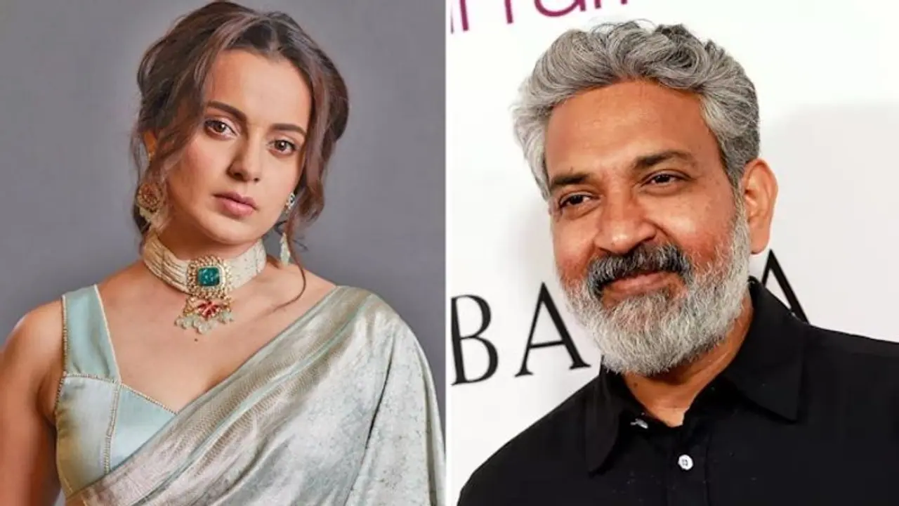 Kangana Ranaut defends SS Rajamouli on his religion remarks, calls him a 'Yogi, Nationalist' Kangana Ranaut defends SS Rajamouli on his religion remarks, calls him a 'Yogi, Nationalist'