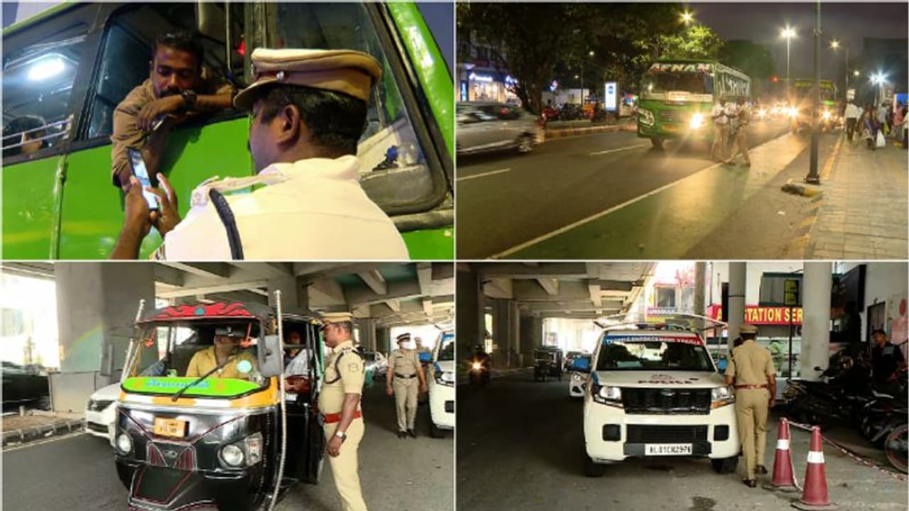 കൊച്ചിയില്‍ പരിശോധന ശക്തമാക്കി പൊലീസ്, ഇന്നലെ രാത്രി മാത്രം എടുത്തത് 412 കേസുകള്‍, 43 ഗുണ്ടകളും പിടിയില്‍