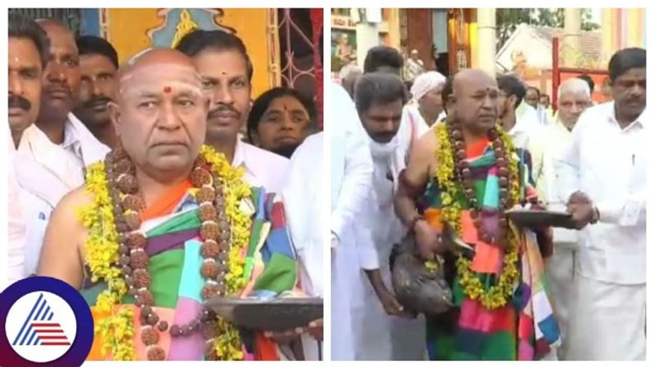 ಮಠಾಧೀಶರಿಗೆ ನಡೆ ನುಡಿಯ ಸಂದೇಶ ನೀಡುವ ಕೌದಿ ಪೂಜೆ, ರಾಜ್ಯದ ಭಕ್ತರ ಗಮನ ಸೆಳೆದ‌ ಕಬೀರಾನಂದ ಶ್ರೀ 