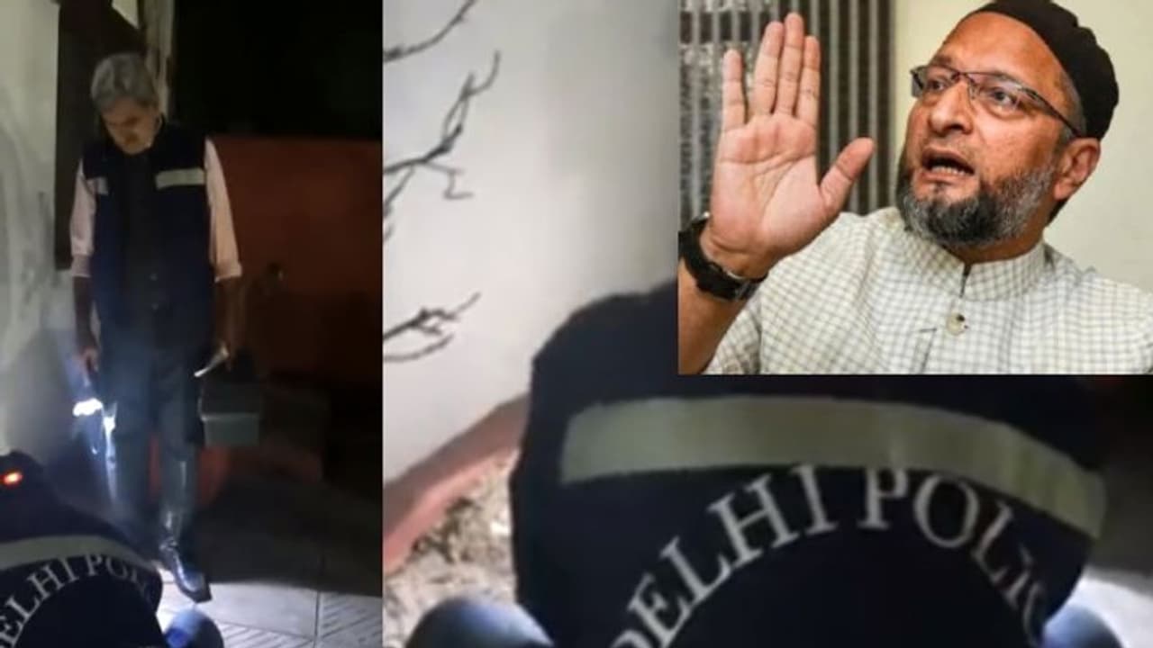 AIMIM ಮುಖ್ಯಸ್ಥ ಅಸಾದುದ್ದೀನ್ ಒವೈಸಿ ದೆಹಲಿ ನಿವಾಸದ ಮೇಲೆ ಕಲ್ಲು ತೂರಾಟ