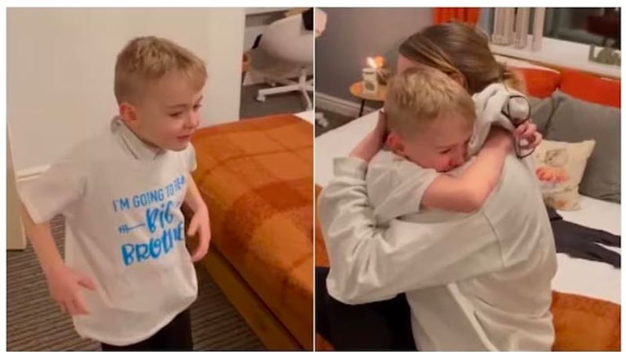 అన్న కాబోతున్న ఆనందం... బాలుడి ఎమోషనల్ వీడియో..!