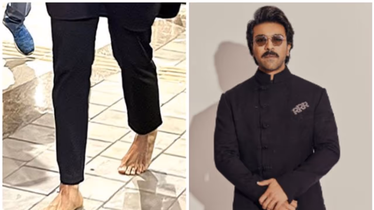 ഓസ്കാര്‍ അവാര്‍ഡ് നിശയ്ക്ക് 'നഗ്നപാദനായി' പുറപ്പെട്ട് രാം ചരണ്‍: കാരണം ഇതാണ്