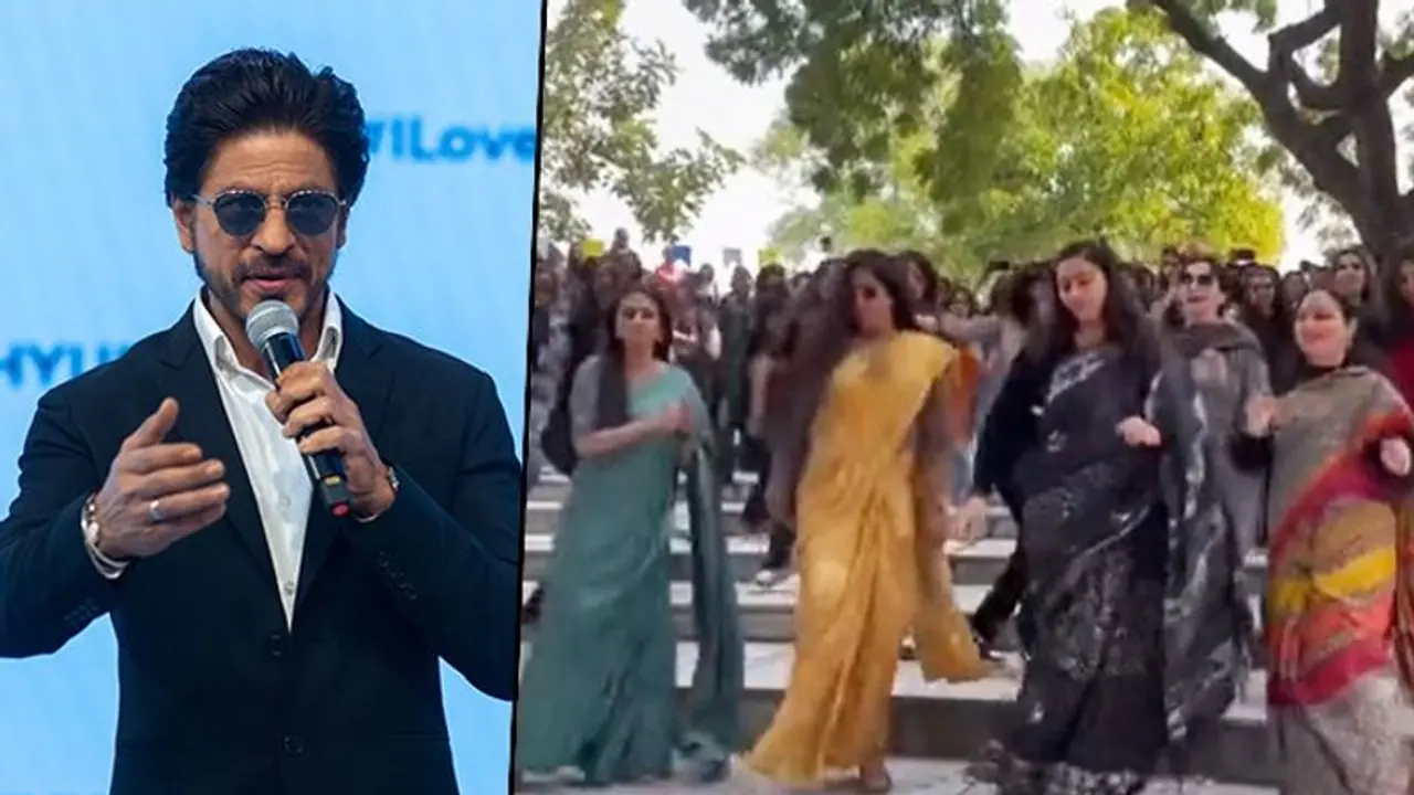 Shah Rukh Khan posted video of DU Professors dancing to Jhoome Jo, fans hail, 'Pathaan craze taking over' Shah Rukh Khan posted video of DU Professors dancing to Jhoome Jo, fans hail, 'Pathaan craze taking over'