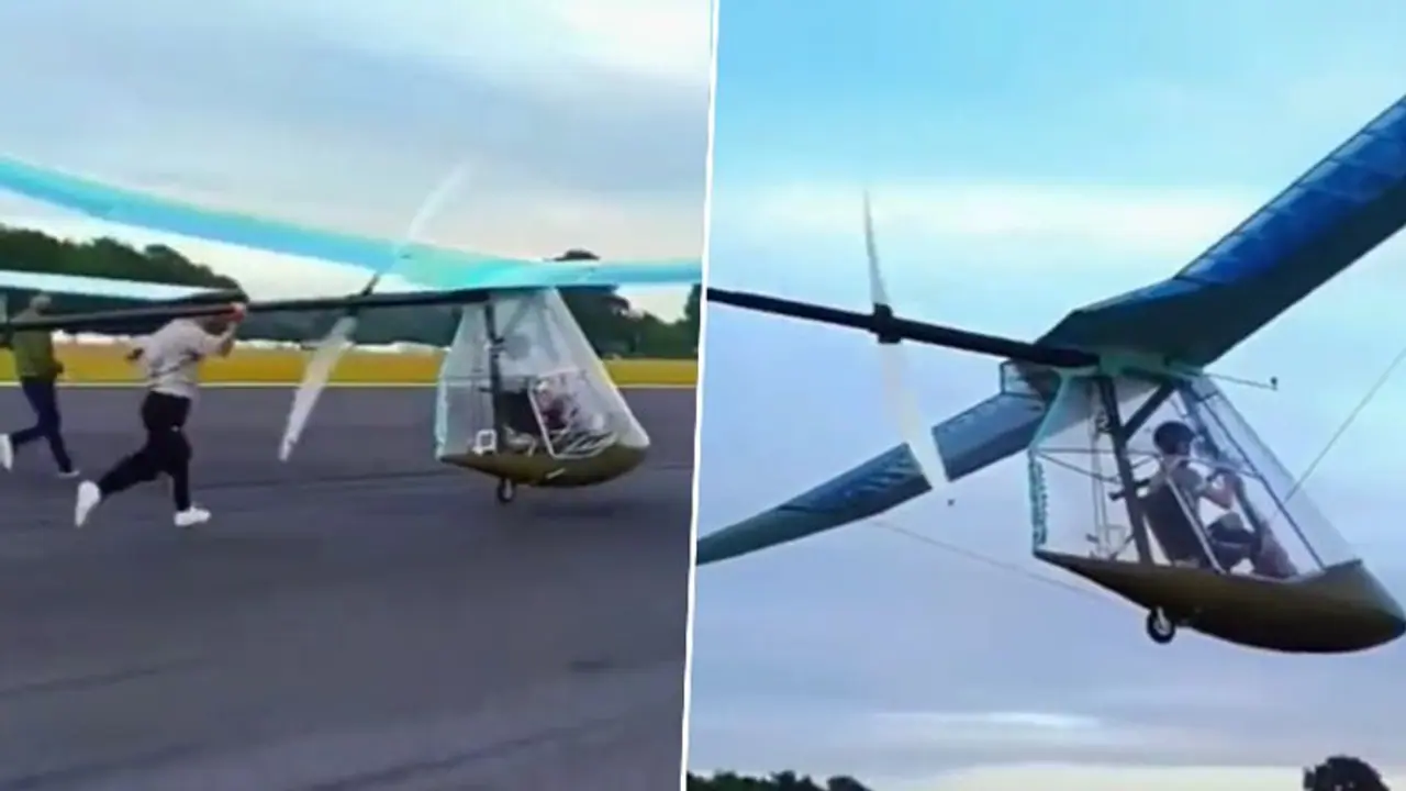 Future of travelling: Unique attempt to fly in personal aircraft goes viral