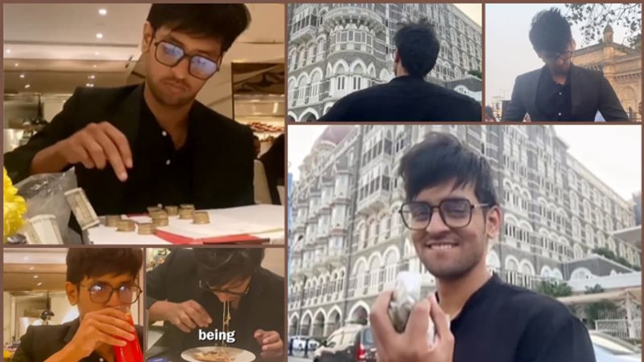 മുംബൈ താജ് ഹോട്ടലില്‍ നിന്ന് ഭക്ഷണം കഴിച്ച ശേഷം ചില്ലറ എണ്ണിക്കൊടുത്ത് യുവാവ്; വീഡിയോ വൈറല്‍ 