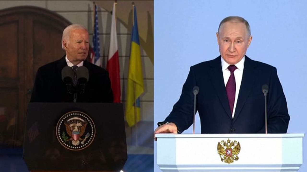 യുക്രെയ്ൻ യുദ്ധത്തെ ചൊല്ലി അമേരിക്ക റഷ്യ വാക്പോര്: പുടിന്റെ ആരോപണങ്ങൾക്ക് മറുപടിയുമായി ബൈഡൻ