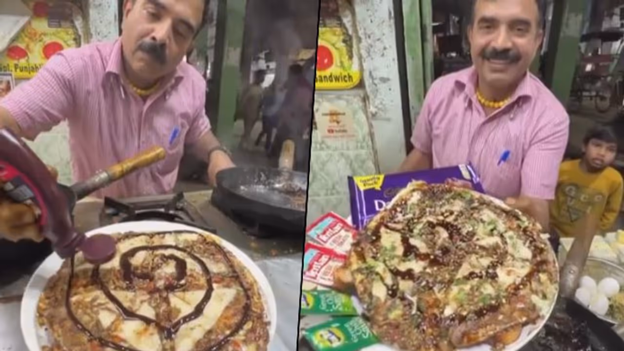 Street food vendor prepares Dairy Milk omelette, leaves netizens in bitter; watch video