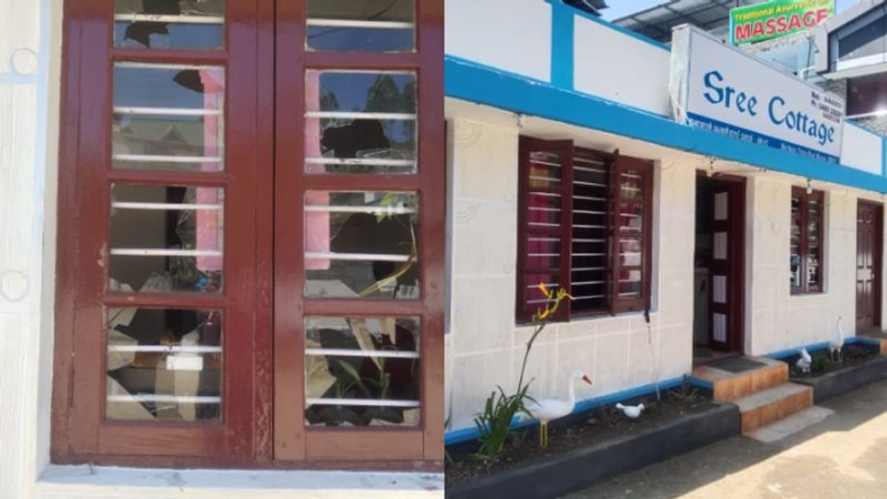 മൂന്നാറിൽ ഭരണം പിടിക്കാൻ കോൺഗ്രസിനൊപ്പം ചേർന്ന സിപിഎം പഞ്ചായത്തംഗത്തിന്റെ കോട്ടേജ് അജ്ഞാതർ തല്ലിത്തകർത്തു