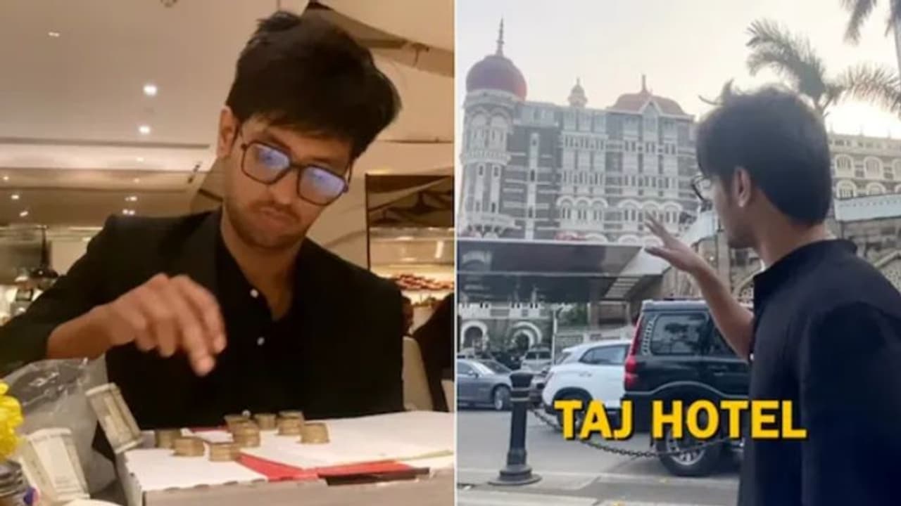 സ്റ്റാര് ഹോട്ടലില് കയറി ഭക്ഷണം കഴിച്ച ശേഷം ചില്ലറ പെറുക്കിക്കൊടുക്കുന്ന യുവാവ്; വീഡിയോ സ്റ്റാര് ഹോട്ടലില് കയറി ഭക്ഷണം കഴിച്ച ശേഷം ചില്ലറ പെറുക്കിക്കൊടുക്കുന്ന യുവാവ്; വീഡിയോ