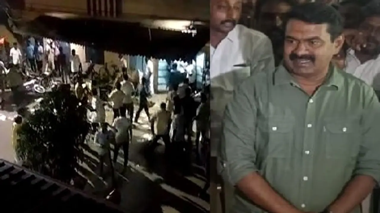 சீமான் பங்கேற்ற பரப்புரையில் கல்வீச்சு… 6 பேர் படுகாயம்… இணையத்தில் தீயாய் பரவும் வீடியோ!! சீமான் பங்கேற்ற பரப்புரையில் கல்வீச்சு… 6 பேர் படுகாயம்… இணையத்தில் தீயாய் பரவும் வீடியோ!!