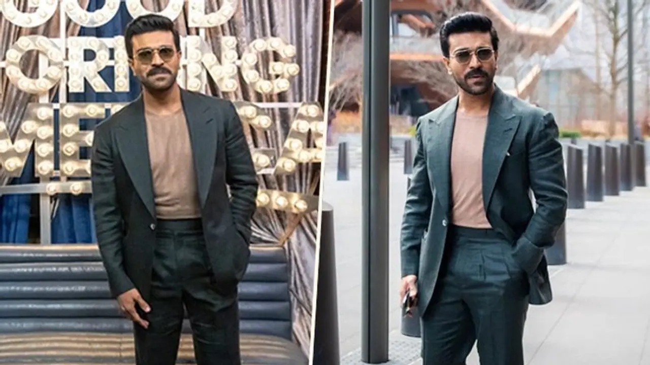 Ram Charan in Good Morning America 3: The global pan Indian star looks dapper in black three piece suit