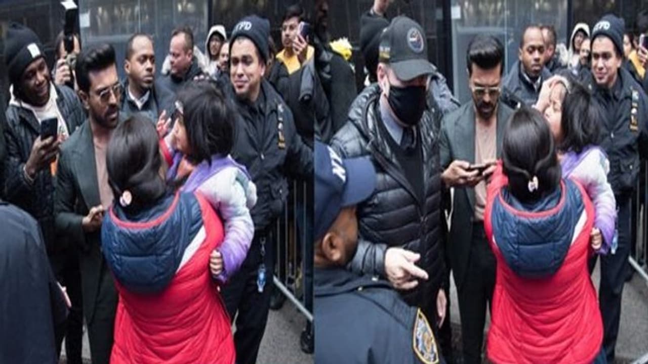 చెర్రీ కోసం కంటతడి పెట్టుకున్న చిన్నారి.. న్యూ యార్క్ లో రామ్ చరణ్ క్రేజ్ మామూలుగా లేదుగా! చెర్రీ కోసం కంటతడి పెట్టుకున్న చిన్నారి.. న్యూ యార్క్ లో రామ్ చరణ్ క్రేజ్ మామూలుగా లేదుగా!