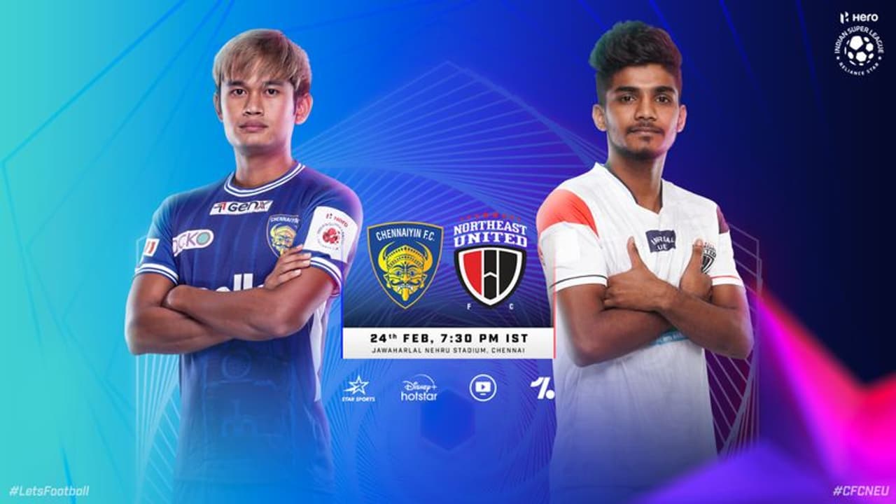 ISL 2022 23: Chennaiyin FC desperate to end on a high as NorthEast United aims for the same ISL 2022 23: Chennaiyin FC desperate to end on a high as NorthEast United aims for the same