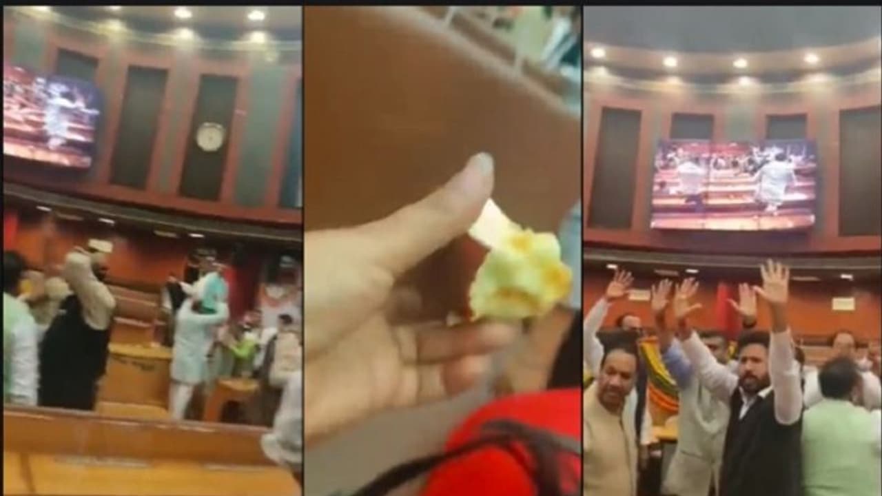 ದೆಹಲಿ ಪಾಲಿಕೆಯಲ್ಲಿ ರಾತ್ರಿಯಿಡೀ ಹೊಡೆದಾಟ: ಚಪ್ಪಲಿ, ಬಾಟಲಿ, ಅರೆಬರೆ ತಿಂದ ಸೇಬು ಎಸೆದು ಕಿತ್ತಾಟ