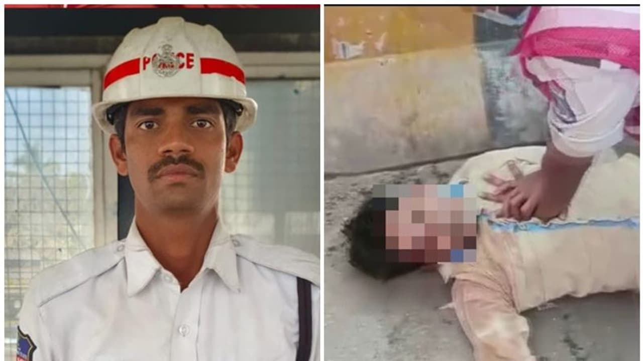Viral Video: ನಡುರಸ್ತೆಯಲ್ಲೇ ವ್ಯಕ್ತಿಗೆ ಹೃದಯಾಘಾತ, ಸಿಪಿಆರ್ ನೀಡಿ ಬದುಕಿಸಿದ ಟ್ರಾಫಿಕ್ ಪೊಲೀಸ್! Viral Video: ನಡುರಸ್ತೆಯಲ್ಲೇ ವ್ಯಕ್ತಿಗೆ ಹೃದಯಾಘಾತ, ಸಿಪಿಆರ್ ನೀಡಿ ಬದುಕಿಸಿದ ಟ್ರಾಫಿಕ್ ಪೊಲೀಸ್!