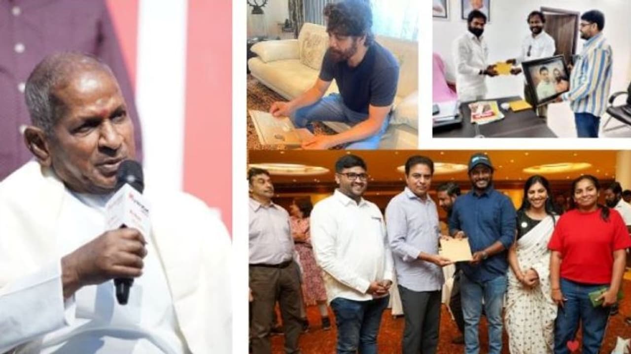 మ్యాస్ట్రో ఇళయరాజా లైవ్ కాన్సర్ట్ కు హైదరాబాద్ సిద్ధం.. హాజరుకానున్న మంత్రి కేటీఆర్, చిరంజీవి, నాగార్జున! మ్యాస్ట్రో ఇళయరాజా లైవ్ కాన్సర్ట్ కు హైదరాబాద్ సిద్ధం.. హాజరుకానున్న మంత్రి కేటీఆర్, చిరంజీవి, నాగార్జున!