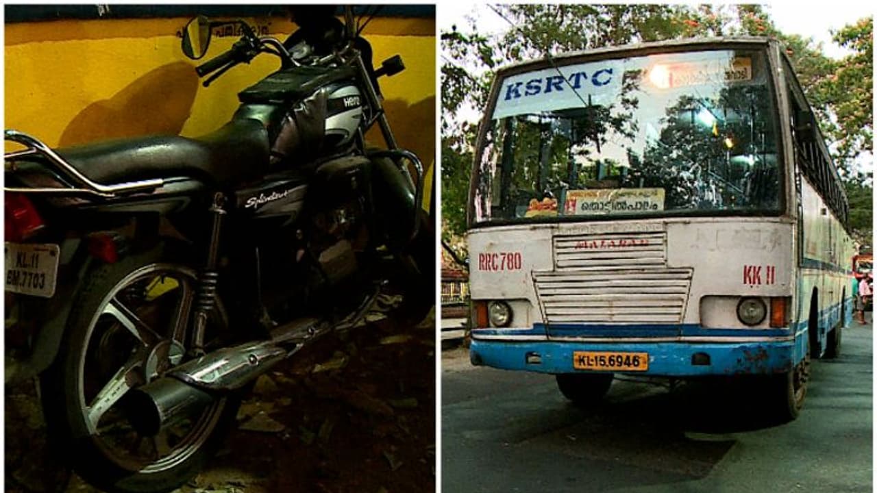 കെഎസ്ആർടിസി ബസ് ബൈക്കിലിടിച്ചു, കോഴിക്കോട്ട് നഗരമധ്യത്തിൽ ദമ്പതികൾക്ക് ദാരുണാന്ത്യം 