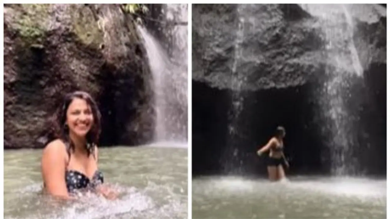 டூ பீஸ் உடையில்... அருவியில் குளிக்கும் வீடியோவை வெளியிட்டு அலப்பறை செய்யும் அமலா பால்..! வைரலாகும் வீடியோ..! டூ பீஸ் உடையில்... அருவியில் குளிக்கும் வீடியோவை வெளியிட்டு அலப்பறை செய்யும் அமலா பால்..! வைரலாகும் வீடியோ..!