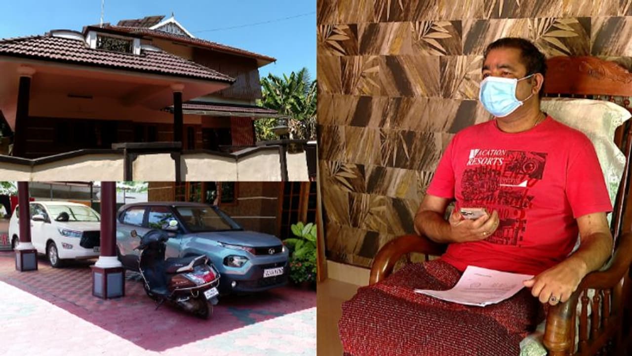 ഇരുനില വീട്, ഭൂമി, വാഹനങ്ങൾ എല്ലാമുള്ള സമ്പന്നൻ; ദുരിതാശ്വാസ നിധിയിൽ നിന്ന് കിട്ടിയത് മൂന്ന് ലക്ഷം രൂപ