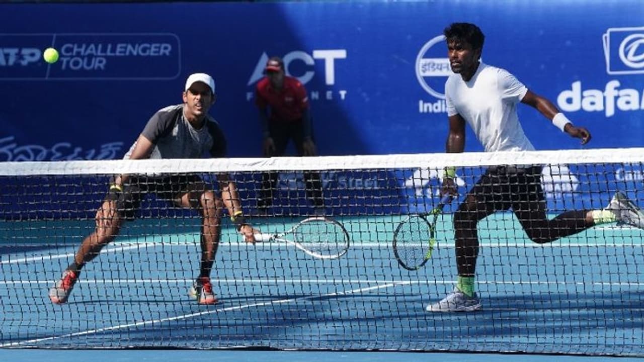 Bengaluru Open 2023: ಚಂದ್ರಶೇಖರ್ ವಿಜಯ್ ಸುಂದರ್ ಪ್ರಶಾಂತ್ ಫೈನಲ್ಗೆ ಲಗ್ಗೆ Bengaluru Open 2023: ಚಂದ್ರಶೇಖರ್ ವಿಜಯ್ ಸುಂದರ್ ಪ್ರಶಾಂತ್ ಫೈನಲ್ಗೆ ಲಗ್ಗೆ