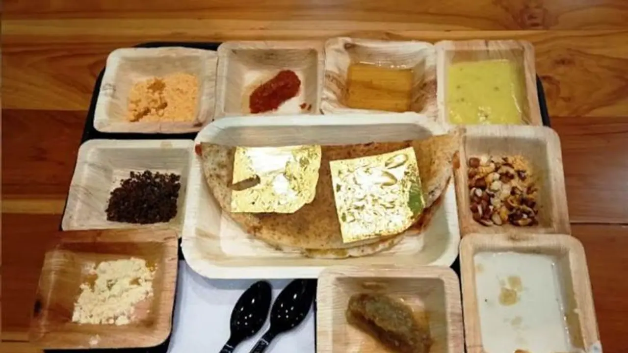 Golden Dosa: 24காரட் தங்க தோசை| வாங்குற விலைதான! அலைமோதும் கூட்டம் எங்கு தெரியுமா?