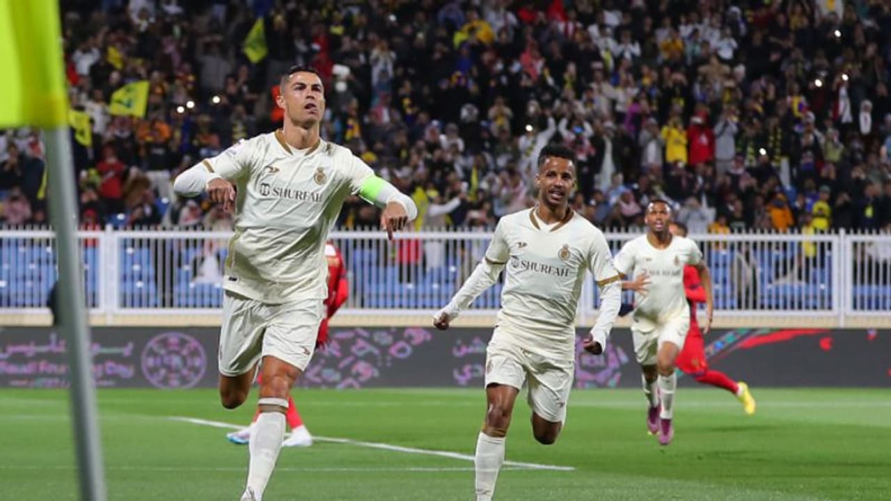 സൗദിയിലും ഗോള്‍ നൃത്തമാടി സിആർ7; 26 മിനുറ്റിനിടെ ഹാട്രിക്, അല്‍ നസ്‍റിന് ജയം