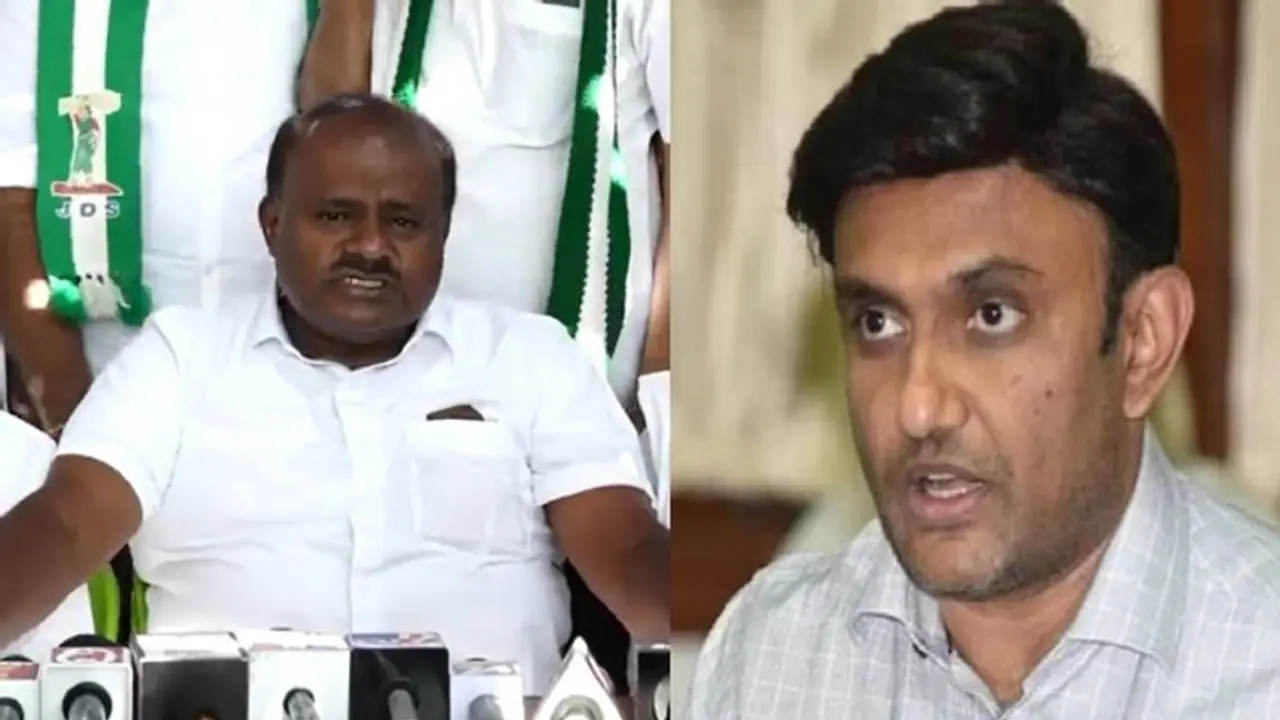 ಸಚಿವ ಸುಧಾಕರ್ ಚರಿತ್ರೆ ಬಗ್ಗೆ ನಿಮಗೆ ಗೊತ್ತಿಲ್ಲ: ಬಿಜೆಪಿ ಶಾಸಕರ ಬಳಿಯೇ 50 ಲಕ್ಷ ಕೇಳಿದ್ದಾರೆ: ಕುಮಾರಸ್ವಾಮಿ ಆರೋಪ ಸಚಿವ ಸುಧಾಕರ್ ಚರಿತ್ರೆ ಬಗ್ಗೆ ನಿಮಗೆ ಗೊತ್ತಿಲ್ಲ: ಬಿಜೆಪಿ ಶಾಸಕರ ಬಳಿಯೇ 50 ಲಕ್ಷ ಕೇಳಿದ್ದಾರೆ: ಕುಮಾರಸ್ವಾಮಿ ಆರೋಪ