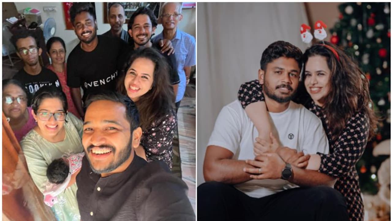 ബേസിലിന്റേയും എലിസബത്തിന്റേയും കുഞ്ഞിന് സമ്മാനങ്ങളുമായി സഞ്ജുവും ഭാര്യയും; സന്തോഷം പങ്കുവച്ച് സംവിധായകന് ബേസിലിന്റേയും എലിസബത്തിന്റേയും കുഞ്ഞിന് സമ്മാനങ്ങളുമായി സഞ്ജുവും ഭാര്യയും; സന്തോഷം പങ്കുവച്ച് സംവിധായകന്