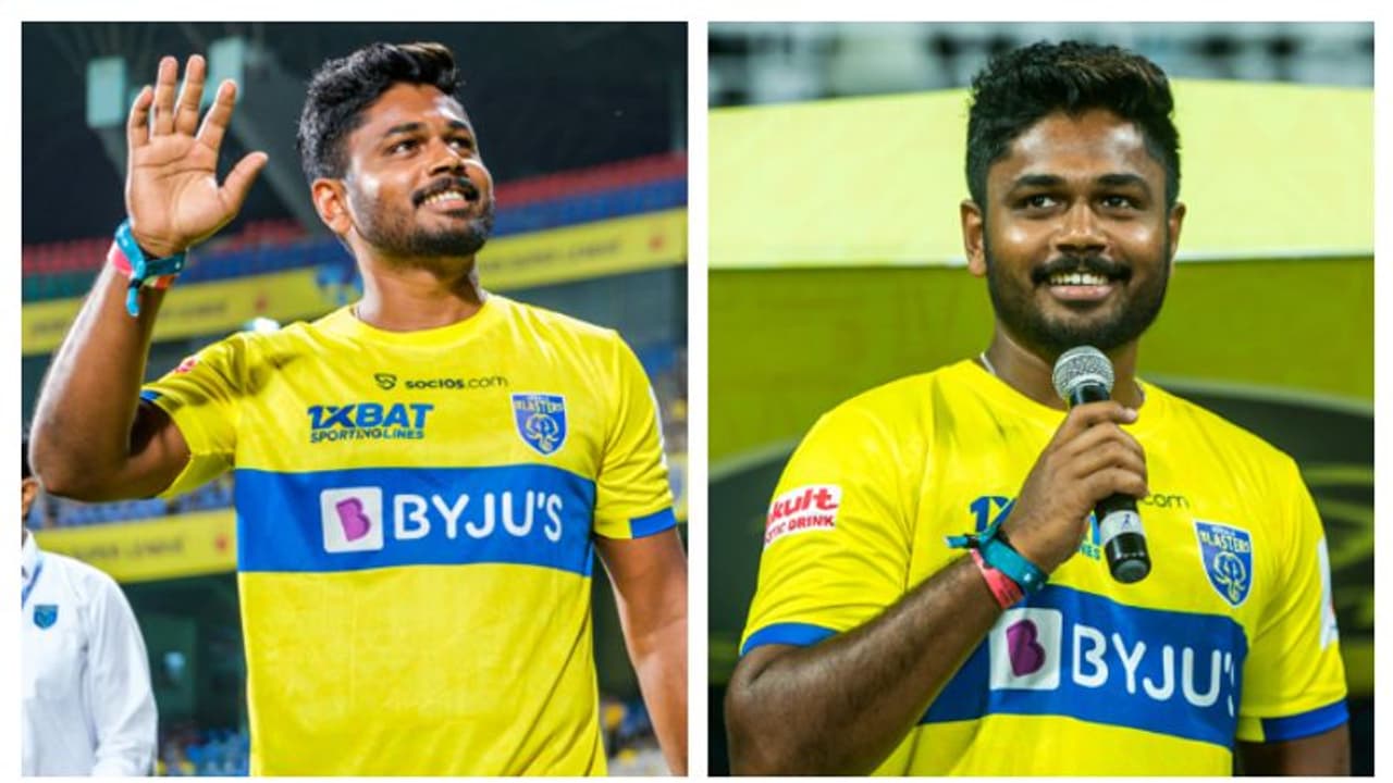 ഗ്രൗണ്ട് വലംവച്ച് സഞ്ജു സാംസണ്‍! ആര്‍പ്പുവിളിയോടെ സ്വീകരിച്ച് കേരള ബ്ലാസ്‌റ്റേഴ്‌സ് ആരാധകര്‍ വീഡിയോ