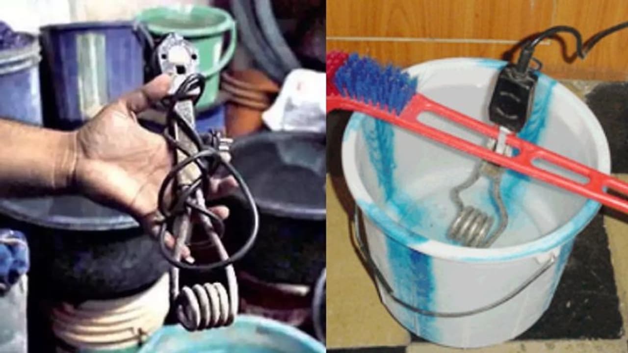 Hosakote: ಕರೆಂಟ್ ವಾಟರ್ ಹೀಟರ್ಗೆ ತಾಯಿ, ಮಗ ಬಲಿ: ಹೀಟರ್ ಹಾಕಿದ್ದ ಬಕೆಟ್ ಬೀಳಿಸಿದ ಮಗ Hosakote: ಕರೆಂಟ್ ವಾಟರ್ ಹೀಟರ್ಗೆ ತಾಯಿ, ಮಗ ಬಲಿ: ಹೀಟರ್ ಹಾಕಿದ್ದ ಬಕೆಟ್ ಬೀಳಿಸಿದ ಮಗ