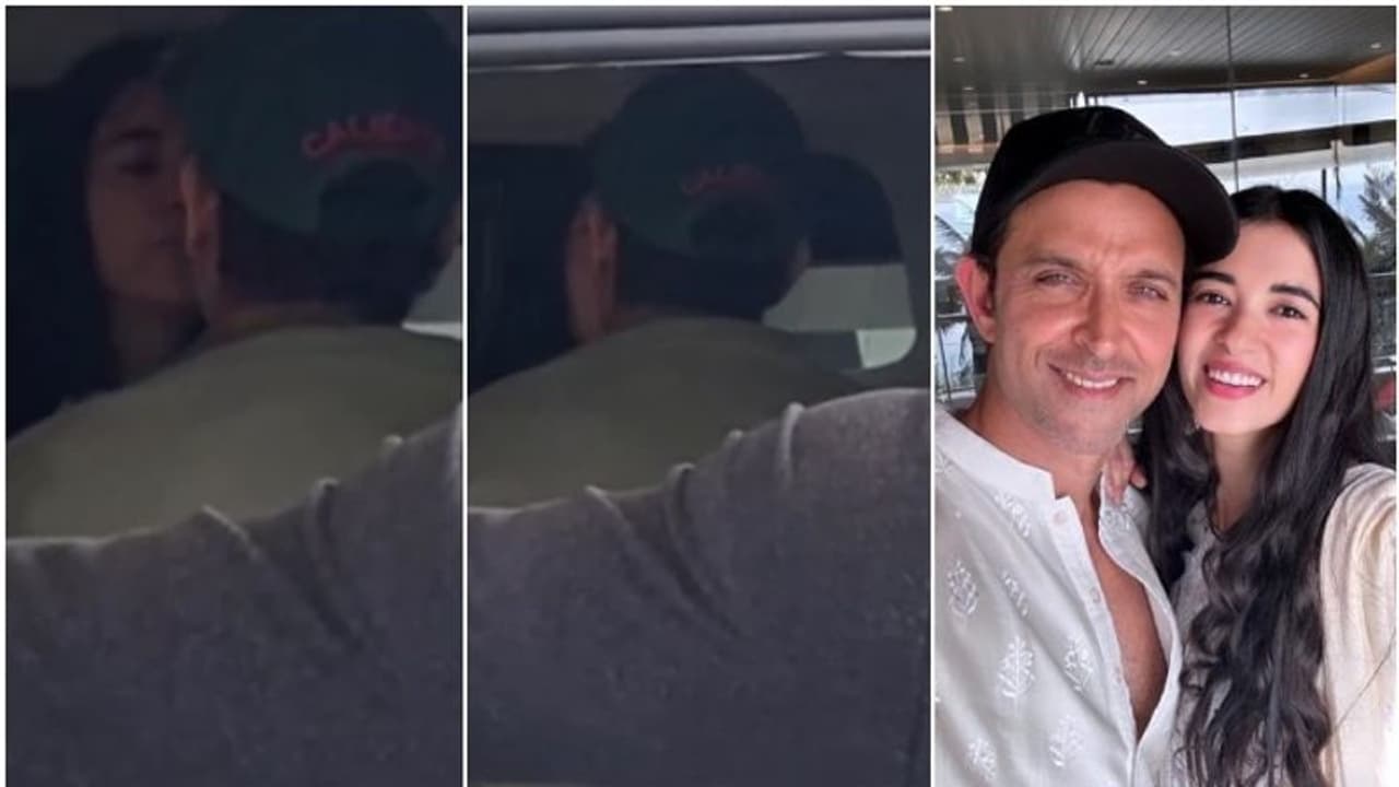 ಎಲ್ಲರೆದುರೇ ಗರ್ಲ್ಫ್ರೆಂಡ್ಗೆ ಲಿಪ್ ಕಿಸ್ ಕೊಟ್ಟ ಹೃತಿಕ್ ರೋಷನ್; ವಿಡಿಯೋ ವೈರಲ್ ಎಲ್ಲರೆದುರೇ ಗರ್ಲ್ಫ್ರೆಂಡ್ಗೆ ಲಿಪ್ ಕಿಸ್ ಕೊಟ್ಟ ಹೃತಿಕ್ ರೋಷನ್; ವಿಡಿಯೋ ವೈರಲ್