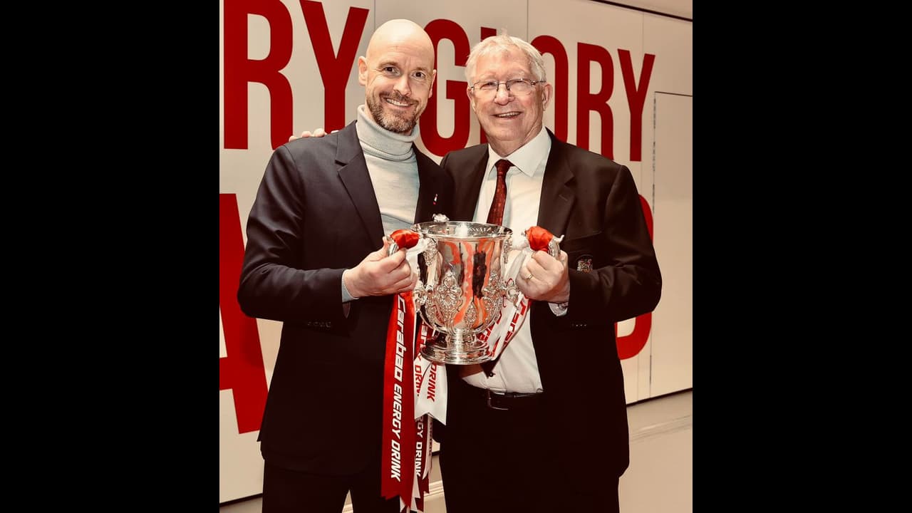 Man United wins League Cup: Here's how Alex Ferguson reacted to Erik ten Hag delivering trophy in debut season