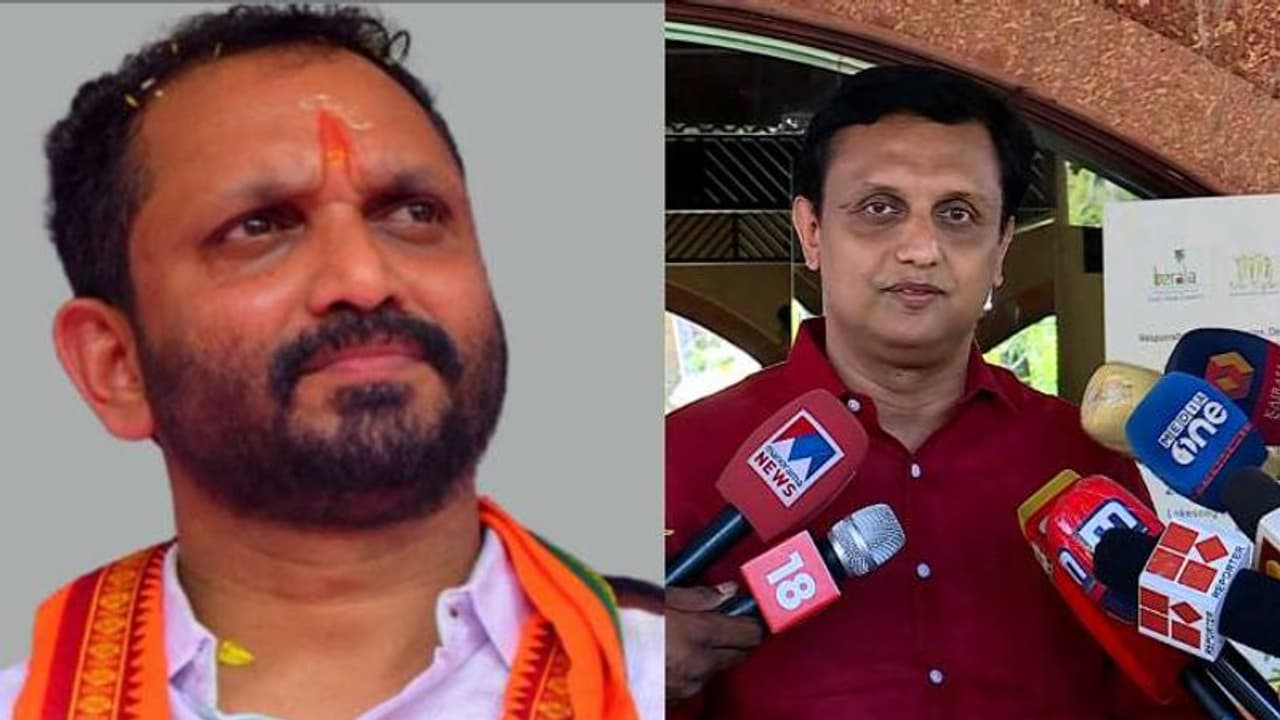 അമിത് ഷായെ ഭയമില്ല, ഭയപ്പെടുത്തൽ യുഡിഎഫിനോട് മതിയെന്നും കെ സുരേന്ദ്രന് റിയാസിന്റെ മറുപടി അമിത് ഷായെ ഭയമില്ല, ഭയപ്പെടുത്തൽ യുഡിഎഫിനോട് മതിയെന്നും കെ സുരേന്ദ്രന് റിയാസിന്റെ മറുപടി