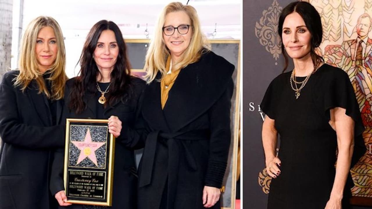 Courteney Cox receives Star on Walk of Fame; watch emotional speech by BFFs Jennifer Aniston, Lisa Kudrow Courteney Cox receives Star on Walk of Fame; watch emotional speech by BFFs Jennifer Aniston, Lisa Kudrow