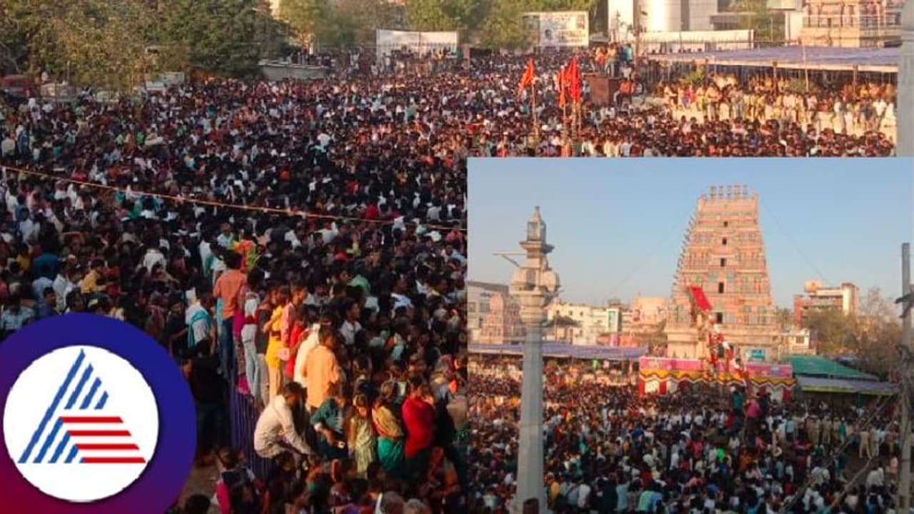 ಬಳ್ಳಾರಿ ಅಧಿದೇವತೆ ಕನಕದುರ್ಗಮ್ಮ ಸಿಡಿ ಬಂಡೆ ಉತ್ಸವ; ರಥೋತ್ಸವದಲ್ಲಿ ಲಕ್ಷಾಂತರ ಭಕ್ತರು 