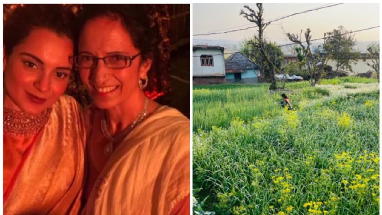 ദിവസം എട്ടു മണിക്കൂറോളം കൃഷിപ്പണി ചെയ്യുന്ന അമ്മ; സ്വന്തം അമ്മയെക്കുറിച്ച് കങ്കണ