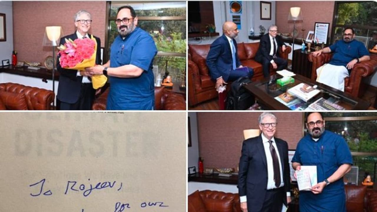 ಆರ್‌ಸಿ ಬಿಲ್‌ ಗೇಟ್ಸ್‌ ಭೇಟಿ : ಕೃತಕ ಬುದ್ಧಿಮತ್ತೆ ಬಗ್ಗೆ ಚರ್ಚೆ