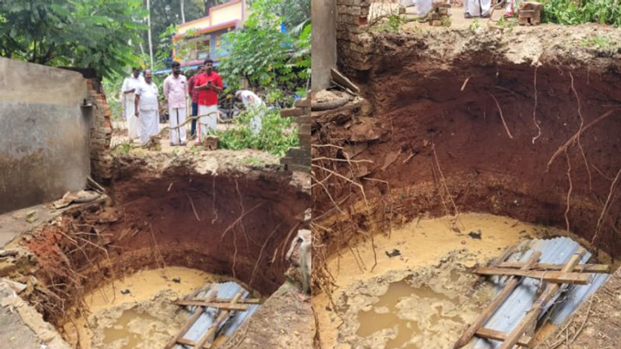 വലിയ ശബ്ദം, രണ്ട് കിണറുകൾ ഇടിഞ്ഞു താഴ്ന്നു, ഇലക്ട്രിക് പോസ്റ്റുകൾ തകര്ന്നു; സംഭവം കോട്ടുകാലിൽ വലിയ ശബ്ദം, രണ്ട് കിണറുകൾ ഇടിഞ്ഞു താഴ്ന്നു, ഇലക്ട്രിക് പോസ്റ്റുകൾ തകര്ന്നു; സംഭവം കോട്ടുകാലിൽ