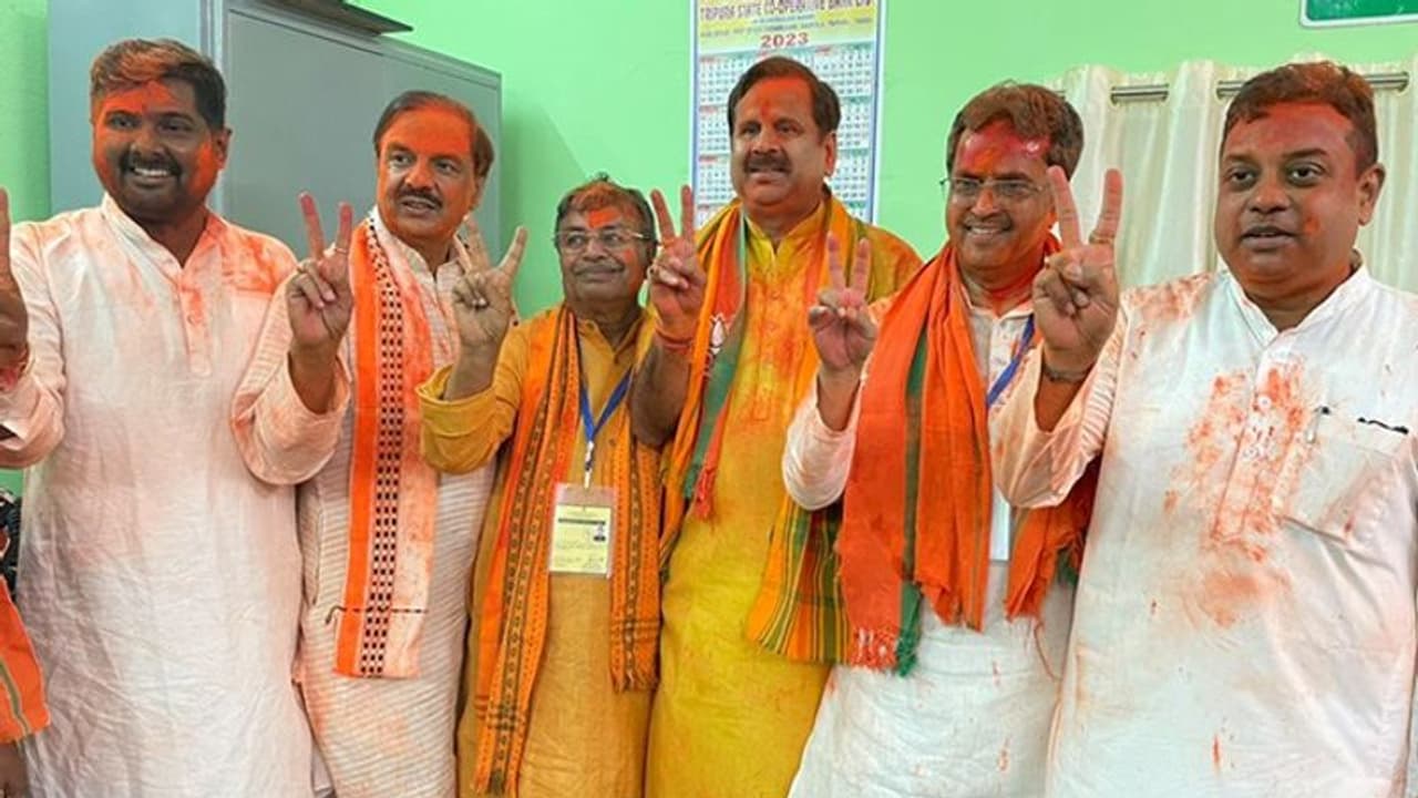 Tripura Election 2023: 'Feeling good...' says Manik Saha after winning seat, receives nearly 50 pc vote share Tripura Election 2023: 'Feeling good...' says Manik Saha after winning seat, receives nearly 50 pc vote share