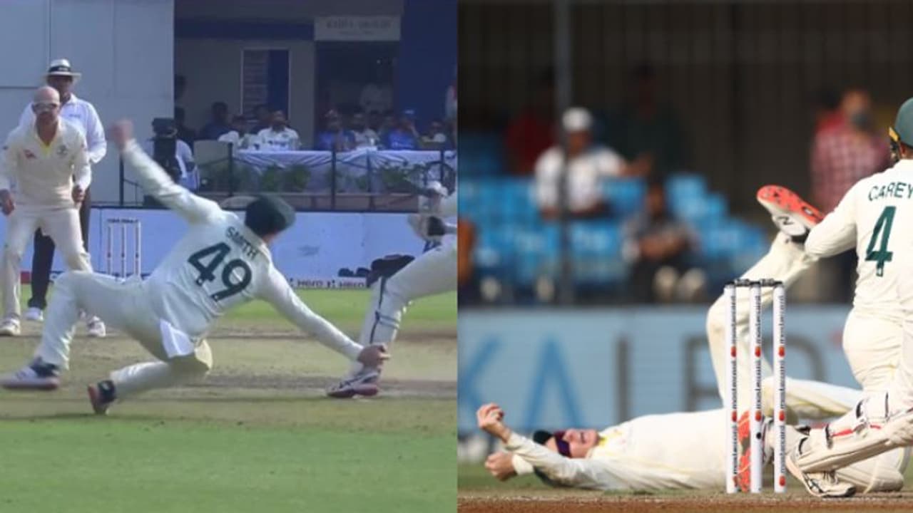 ഒരു സെക്കന്ഡ് പോലും വേണ്ടിവന്നില്ല! പരമ്പരയിലെ ഏറ്റവും മികച്ച ക്യാച്ചുമായി സ്മിത്ത് വീഡിയോ ഒരു സെക്കന്ഡ് പോലും വേണ്ടിവന്നില്ല! പരമ്പരയിലെ ഏറ്റവും മികച്ച ക്യാച്ചുമായി സ്മിത്ത് വീഡിയോ