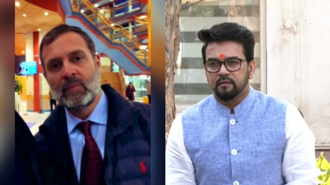 പെഗാസെസ് ഉപയോഗിച്ച് തന്റെ ഫോണ് ചോര്ത്തിയെന്ന് രാഹുല്ഗാന്ധി, ആക്ഷേപം തള്ളി കേന്ദ്രമന്ത്രി അനുരാഗ് താക്കൂര് പെഗാസെസ് ഉപയോഗിച്ച് തന്റെ ഫോണ് ചോര്ത്തിയെന്ന് രാഹുല്ഗാന്ധി, ആക്ഷേപം തള്ളി കേന്ദ്രമന്ത്രി അനുരാഗ് താക്കൂര്