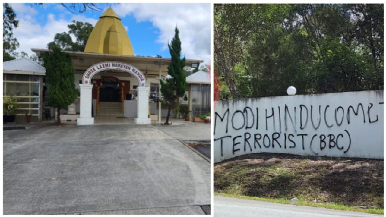 ഓസ്ട്രേലിയയിൽ ഹിന്ദുക്ഷേത്രത്തിന് നേരെ വീണ്ടും അതിക്രമം; പിന്നിൽ ഖലിസ്ഥാൻ തീവ്രവാദികളെന്ന് ആരോപണം ഓസ്ട്രേലിയയിൽ ഹിന്ദുക്ഷേത്രത്തിന് നേരെ വീണ്ടും അതിക്രമം; പിന്നിൽ ഖലിസ്ഥാൻ തീവ്രവാദികളെന്ന് ആരോപണം